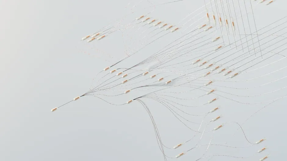 شبكة عصبية رقمية تمثل نماذج Gemini 3 من جوجل